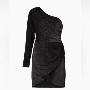 Allsaints Ezra sparkling velvet dress